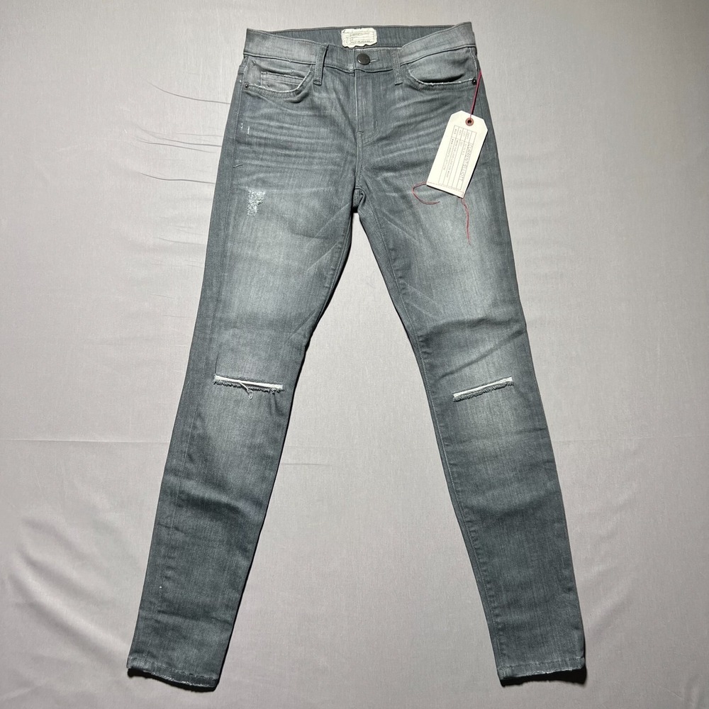 NWT Current/Elliot Womens The Stiletto‎ Rig Destroy W/Released Hem Jeans Size 27